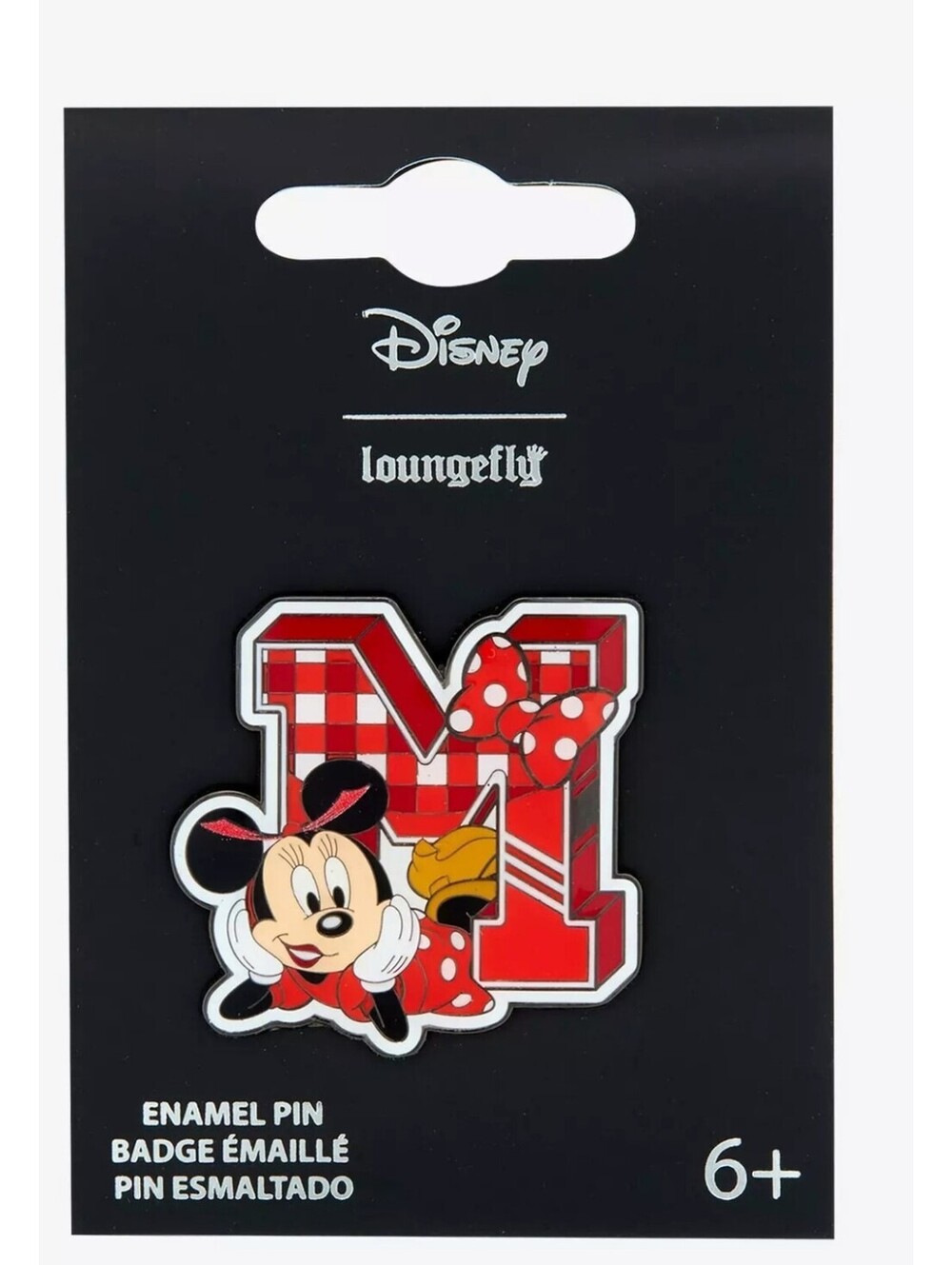 Loungefly Disney Minnie Mouse Varsity Letter Enamel Pin